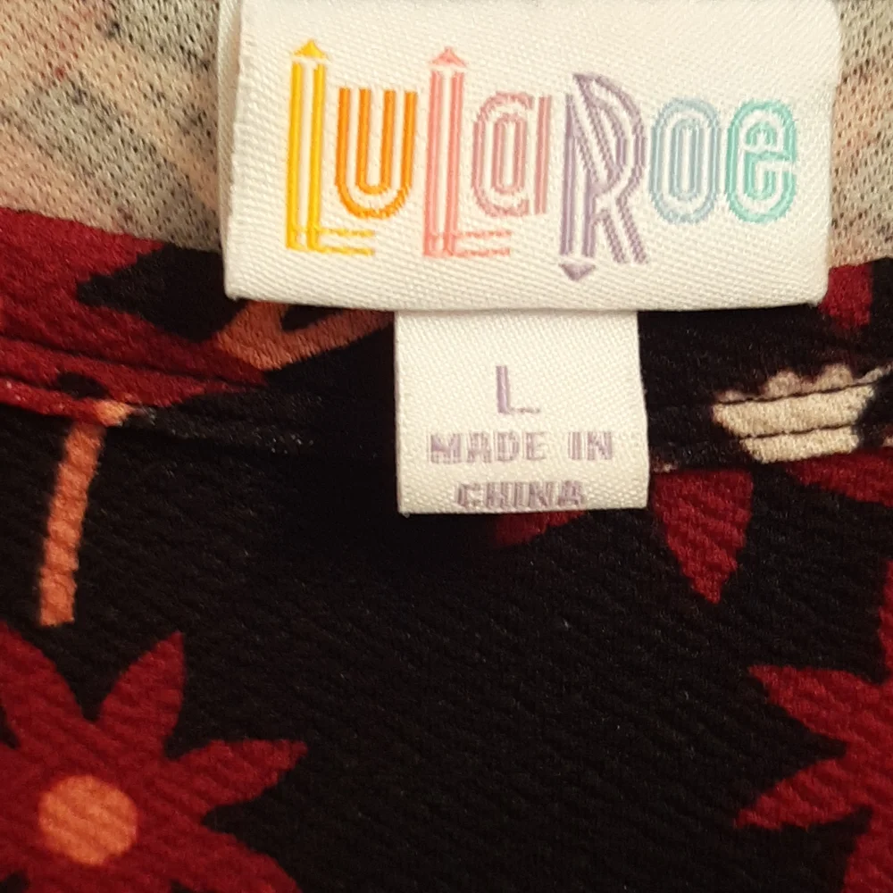 NWOT - LULAROE CARLY DRESS - SIZE L - Picture 3 of 7